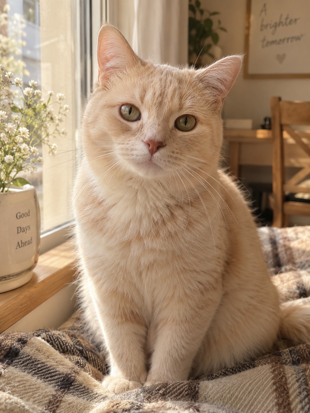Фото кота на подоконнике